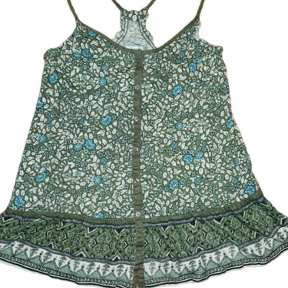 Vintage Y2K American Eagle Floral Cami Size Small